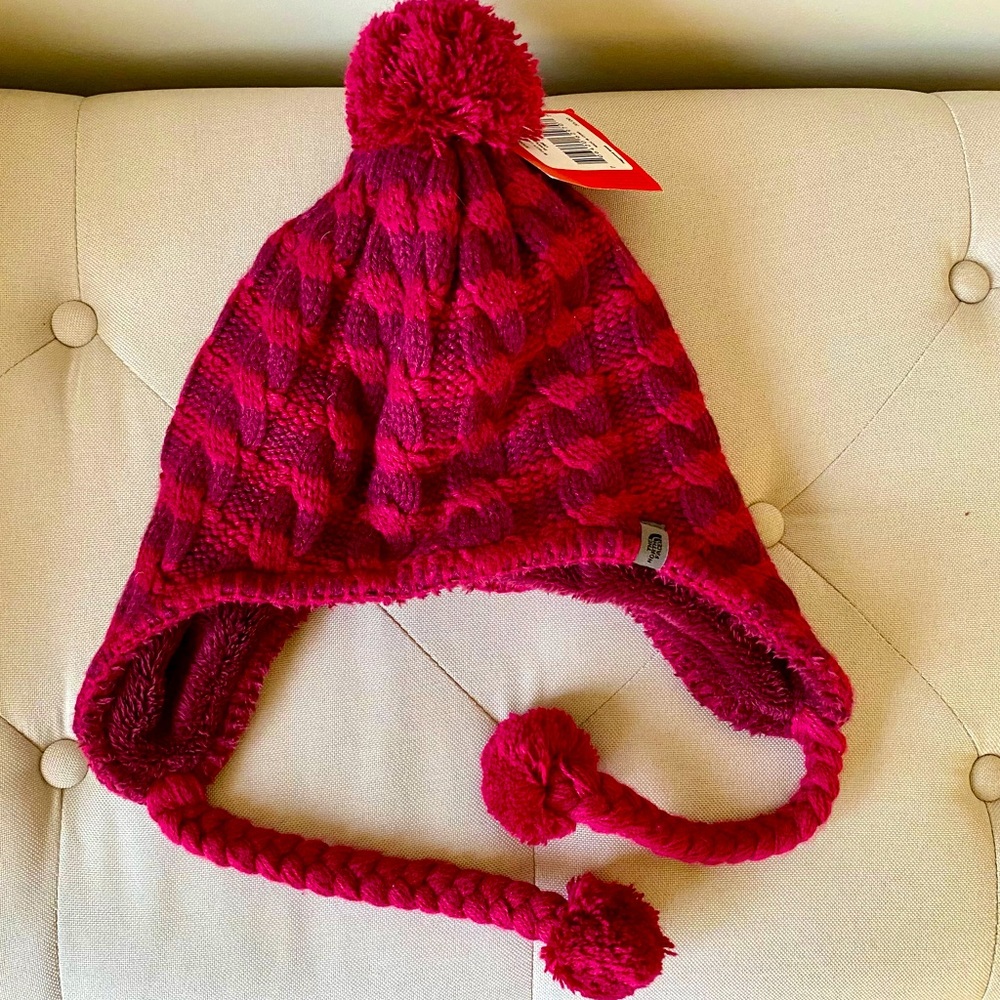 North Face Knit Earflap Beanie